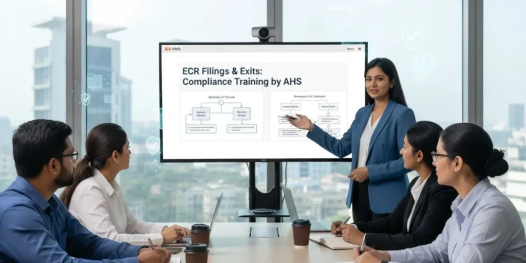 Employee training for ECR uploads or employee exits