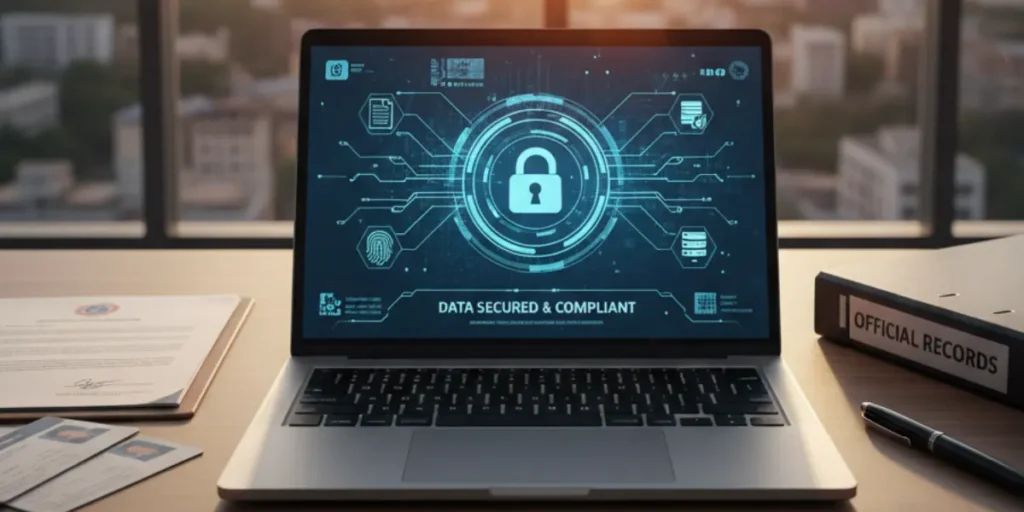 Verify Credentials and Data Security for pf compliance checklist